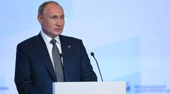Путин отметил системные сбои в мировой экономике