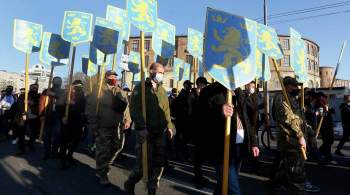 В Киеве к похоронам эсэсовца привлекли президентский полк