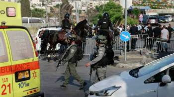 При попытке  автомобильного теракта  в Иерусалиме пострадали полицейские
