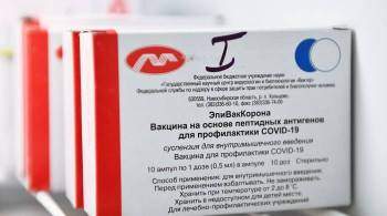 Данные об эффективности  ЭпиВакКороны  против  омикрона  будут в январе