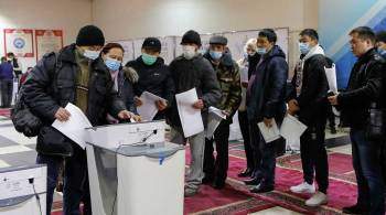 В Киргизии избиратели столкнулись с небольшими трудностями