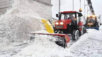 В некоторых районах Москвы за несколько часов выпало два сантиметра снега
