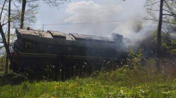 Пожар на железнодорожных путях в Брянской области ликвидировали