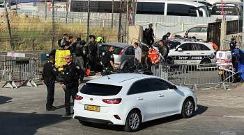 В Иерусалиме водитель попытался задавить полицейских