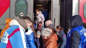 В Воронеж прибыл второй поезд с беженцами из ДНР и ЛНР