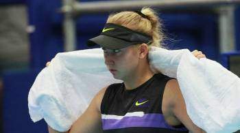 Потапова не смогла выйти во второй круг турнира в Аделаиде