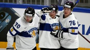 Сборная Финляндии одержала вторую победу на домашнем ЧМ по хоккею