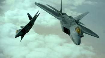 В Эстонии начали тренировочные полеты американские истребители F-22 Raptor