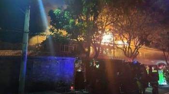 Здание российского посольства на Филиппинах сильно пострадало из-за пожара