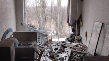 Украинские войска сбросили боеприпас с дрона в Горловке 