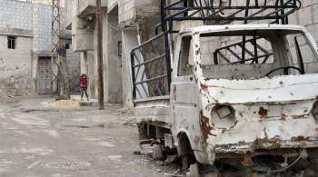 В автобусе в Дамаске прогремел взрыв