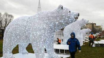 Инсталляцию с полярными медведями установят на проспекте Мира в Москве