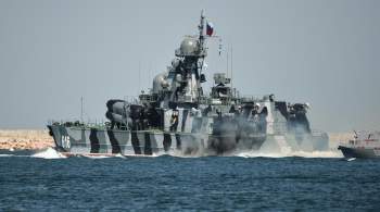 Корабль  Самум  уничтожил украинский безэкипажный катер в Черном море 