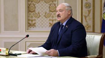 Лукашенко назвал  зеленую  повестку бессмысленной в условиях конфронтации 