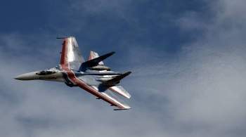 Российский Су-27 перехватил над Черным морем три французских самолета