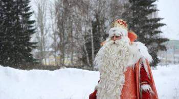 Дед Мороз поздравил россиян с Новым годом