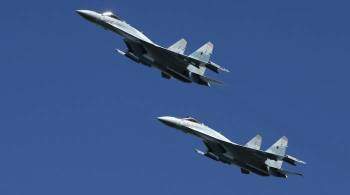 Су-35 ВВО перехватили  нарушителя  на учениях  Союзная решимость-2022 