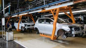 В России выросло производство легковых автомобилей