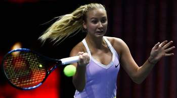 Теннисистка Потапова вышла во второй круг турнира в Нур-Султане