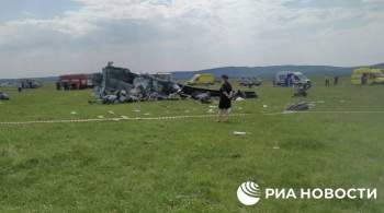 Разбившийся в Кузбассе самолет упал рядом с селом Журавлево