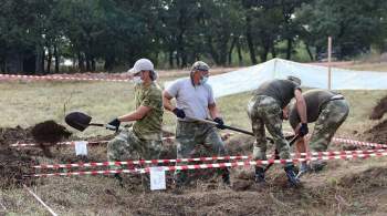 Из массового захоронения в Донбассе извлекли останки 36 жертв конфликта