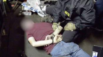 Опубликовано видео задержания агента украинских спецслужб в Туле