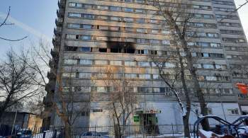 После пожара в центре Москвы 80 человек разместили во временном пункте