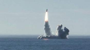 Россия провела испытания ракеты "Булава" с атомной подлодки в Белом море