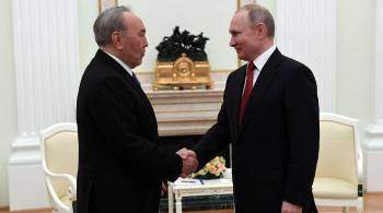В Петербурге началась встреча Путина и Назарбаева