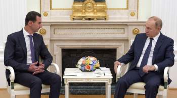 Песков рассказал, что Путин и Асад обсуждали на встрече в Москве