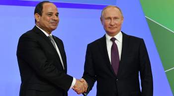 Путин обсудил с президентом Египта поставки российской сельхозпродукции