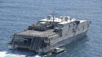 Транспортно-десантный корабль ВМС США вошел в Черное море 