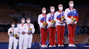 Российские гимнасты заняли второе место в медальном зачете Олимпиады