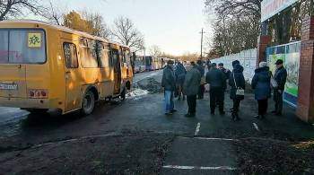 Новая колонна автобусов с жителями ДНР готова выехать в сторону России