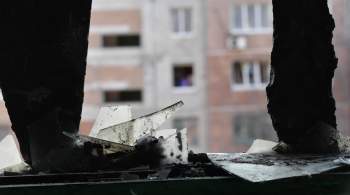 В Мелитополе при обстреле поврежден многоквартирный дом