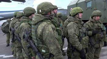 Российские миротворцы ОДКБ вылетели из Казахстана в Московскую область
