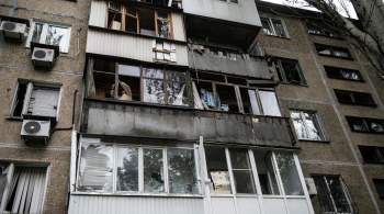 При обстреле Донецка пострадал один человек