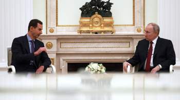 Путин обсудил с президентом Сирии борьбу с международным терроризмом