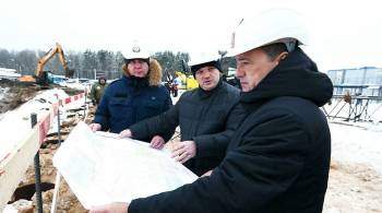 Воробьев проверил ход строительства детской больницы в Красногорске