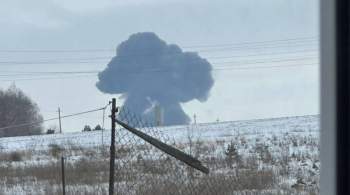 Россия установит факты крушения Ил-76 в Белгородской области 