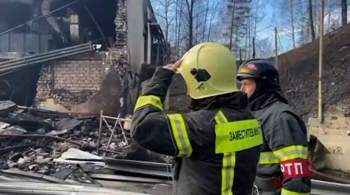 Момент начала пожара на заводе в Рязанской области попал на видео