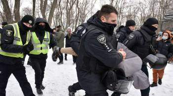 В Киеве задержали 19 человек на митинге предпринимателей, сообщили СМИ