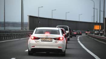 Пробка у Крымского моста выросла до семи километров