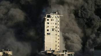 ВВС Израиля уничтожили многоэтажное здание в Газе