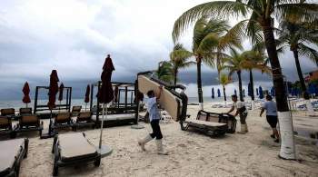 Ураган  Олаф  достиг побережья Мексики