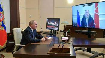 Очная встреча Путина и Беглова не состоялась из-за антиковидных мер