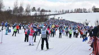 На старт  Лыжни России  в Химках вышли более семи тысяч человек