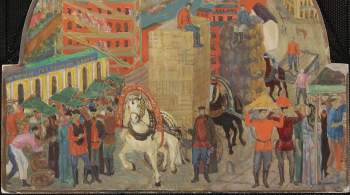 В Бахрушинском музее обнаружены эскизы росписей для Казанского вокзала