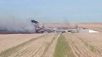 В Ростовской области разбился военный самолет Су-24