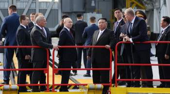 Начались переговоры Путина и Ким Чен Ына с участием делегаций 